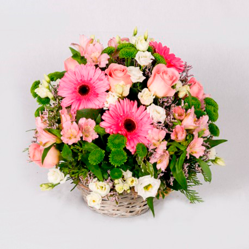 Cesta Flor Pavía