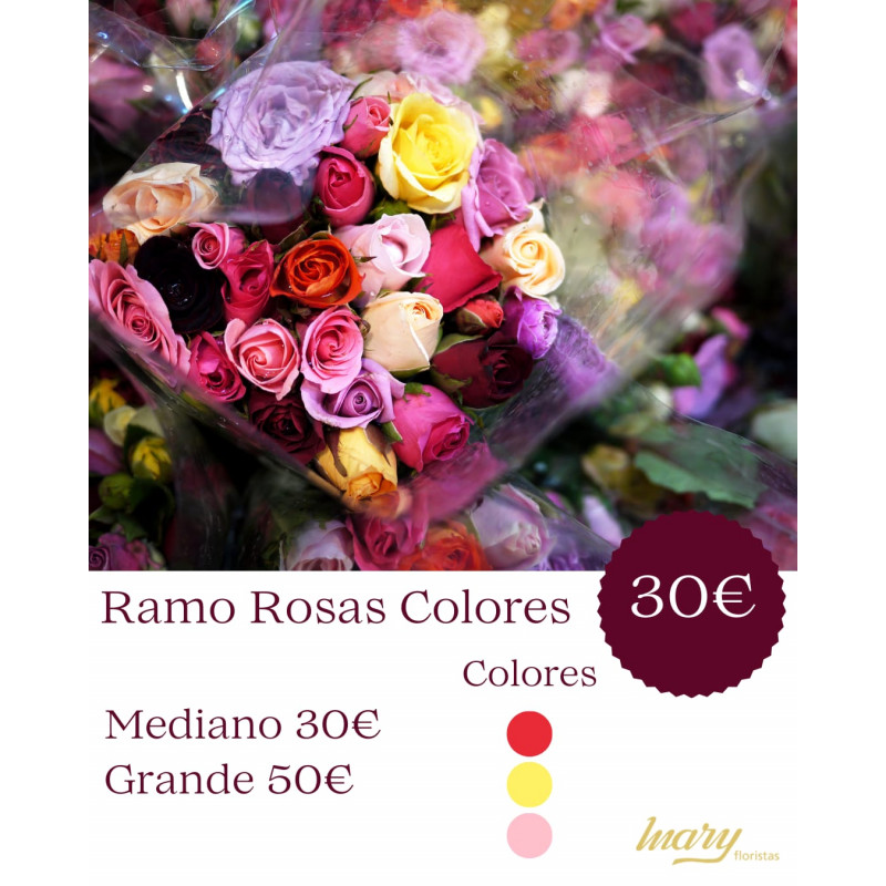 Ramo Rosas Colores